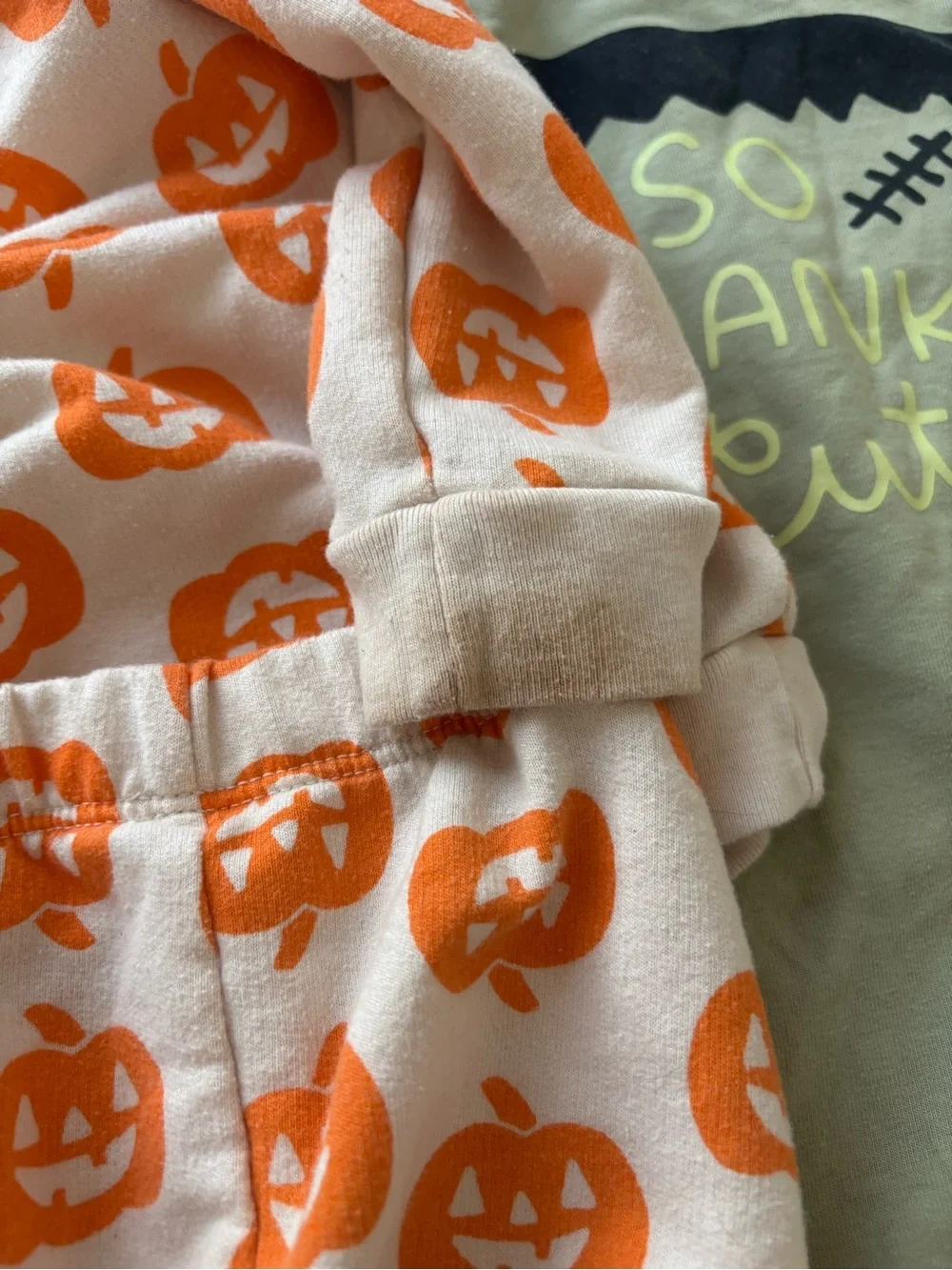 18 month halloween fall autumn bundle! 7 outfits/pajamas